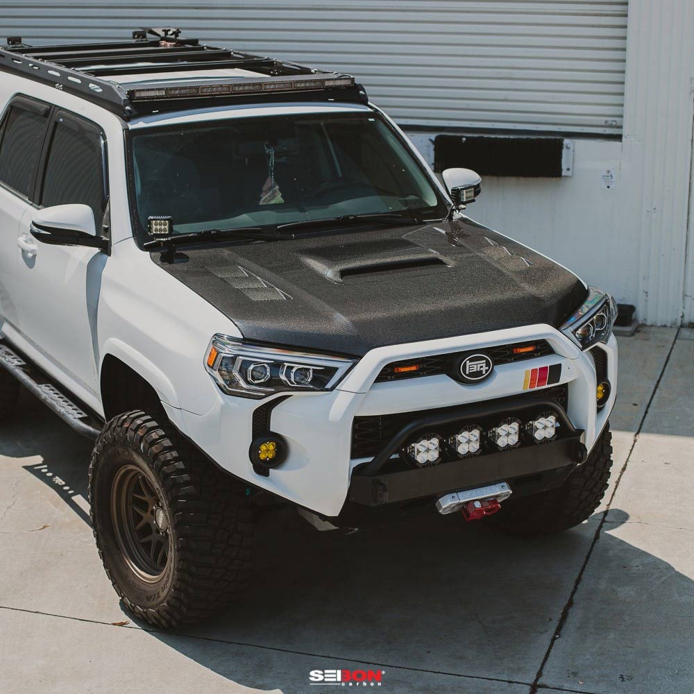 TS-Style Carbon Fiber Hood - Toyota 4Runner (2010-2021)