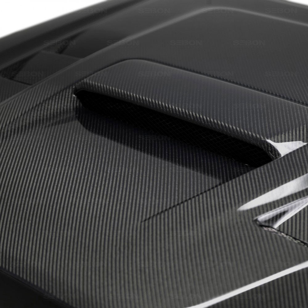 TS-Style Carbon Fiber Hood - Toyota Tacoma (2016-2021)