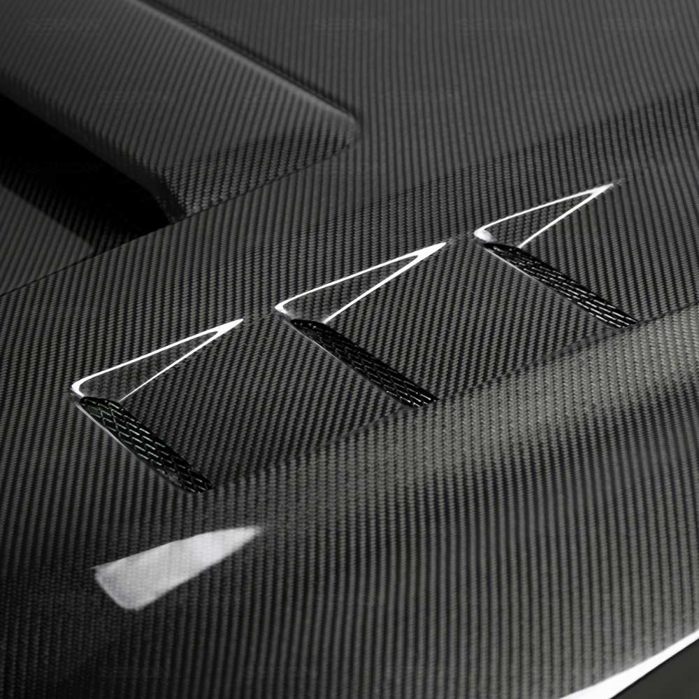 TS-Style Carbon Fiber Hood - Toyota Tacoma (2016-2021)
