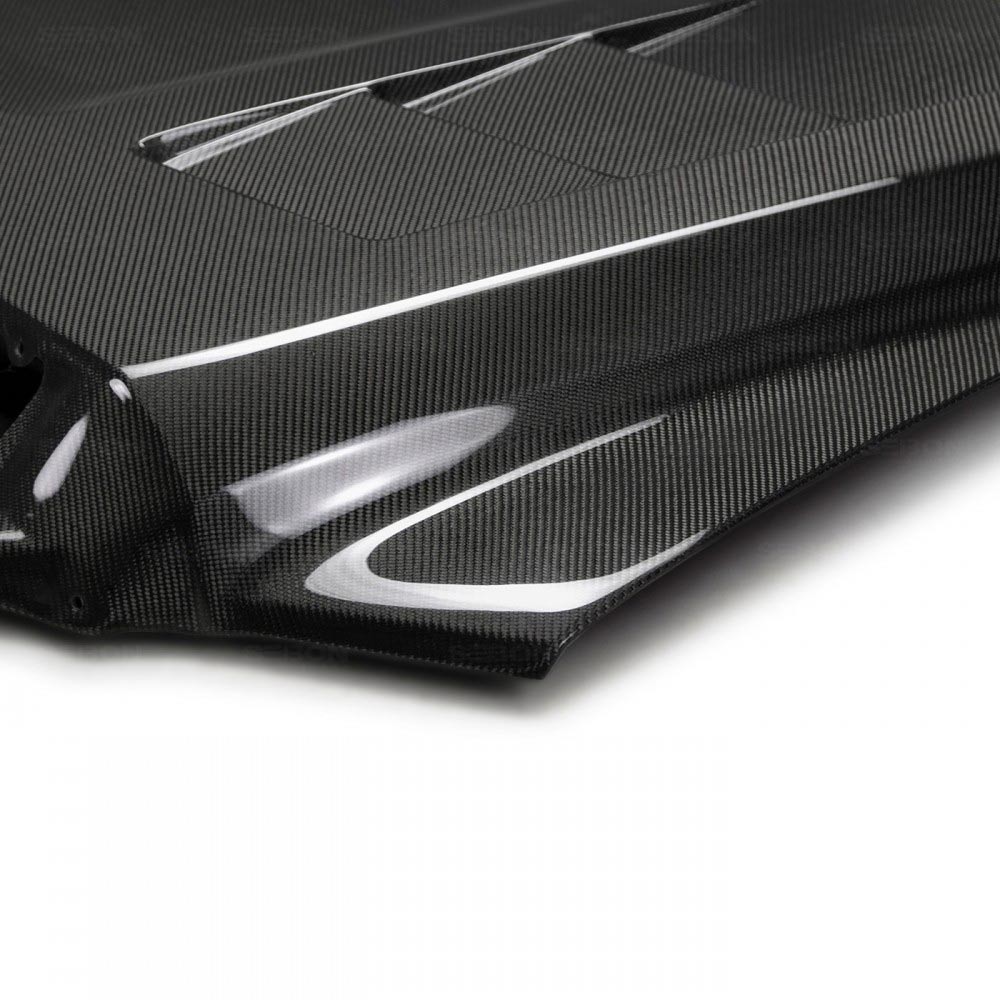 TS-Style Carbon Fiber Hood - Toyota Tundra (2014-2021)