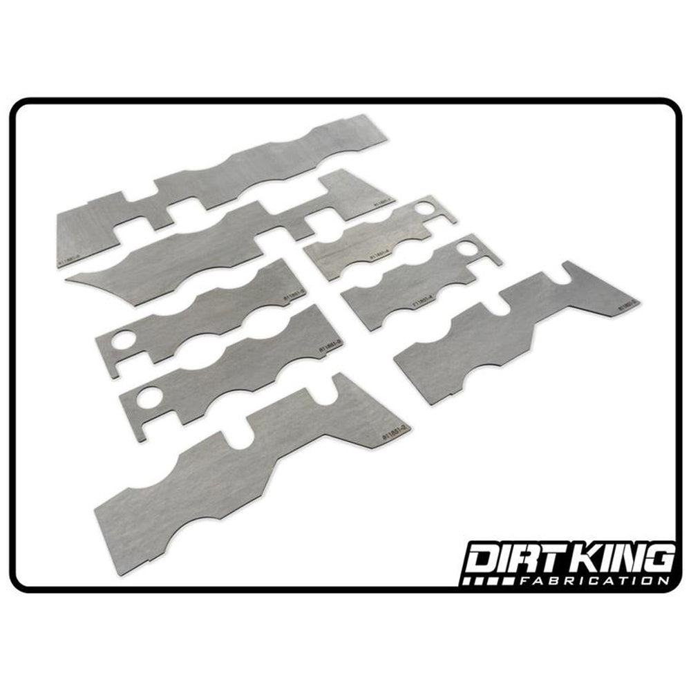 Dirt King Fabrication - Rear Frame Plate Kit - Toyota Tacoma (2005-2023)