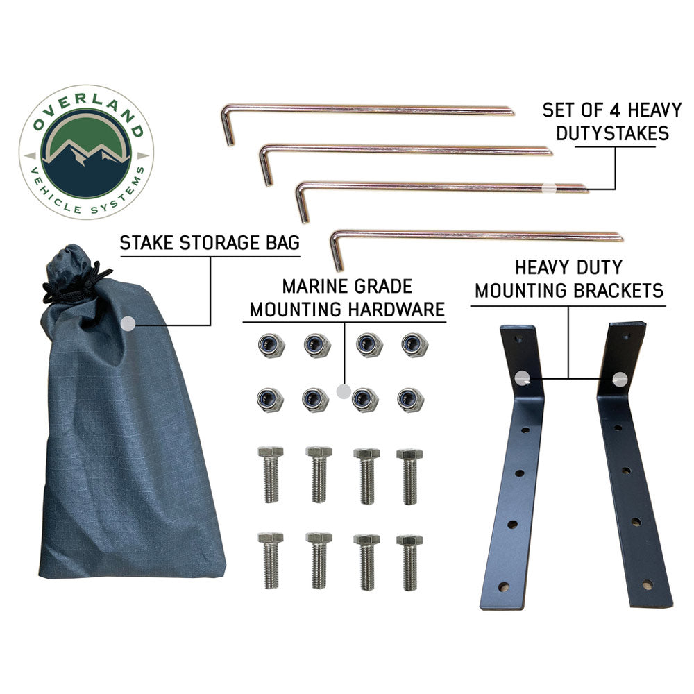 Overland Vehicle Systems - HD Nomadic Car-Side Shower Room