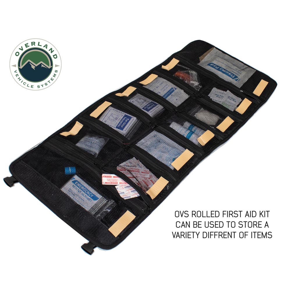 Overland Vehicle Systems - Rolled Bag First Aid #16 Waxed Canvas