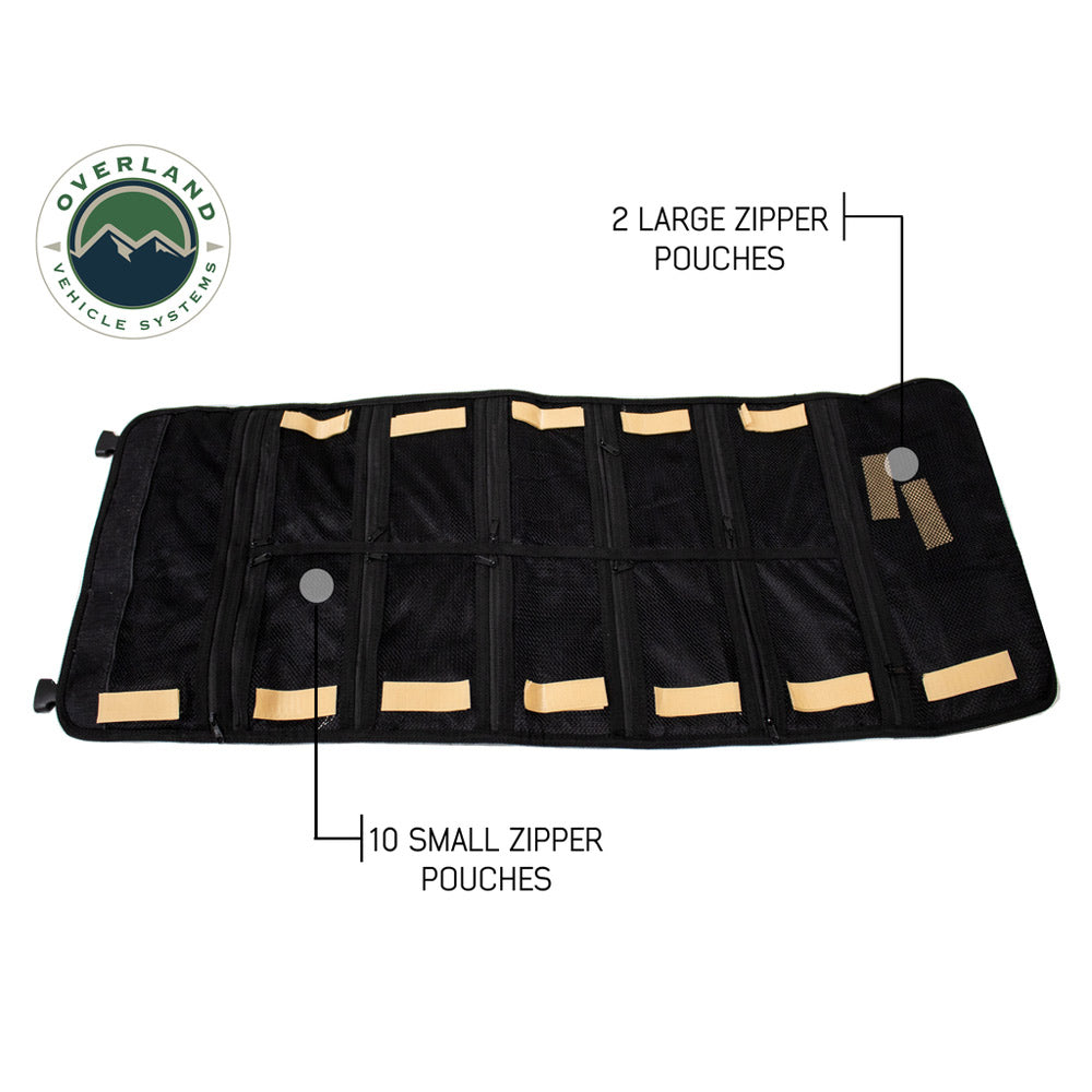 Overland Vehicle Systems - Rolled Bag First Aid #16 Waxed Canvas