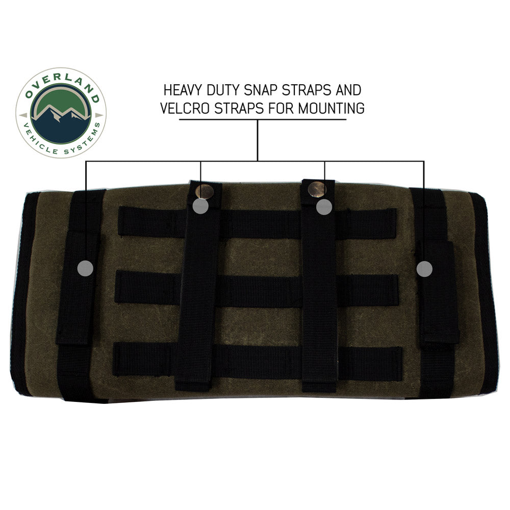 Overland Vehicle Systems - Rolled Bag First Aid #16 Waxed Canvas