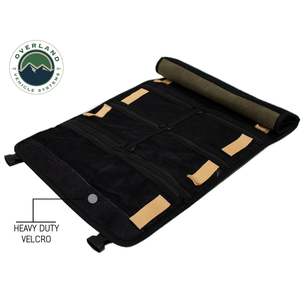 Overland Vehicle Systems - Rolled Bag First Aid #16 Waxed Canvas