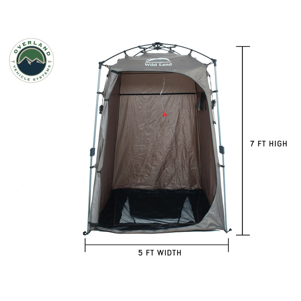 Overland Vehicle Tents - Portable Privacy Room With Shower, Retractable Floor And Amenity Pouches And More – Quick Set Up