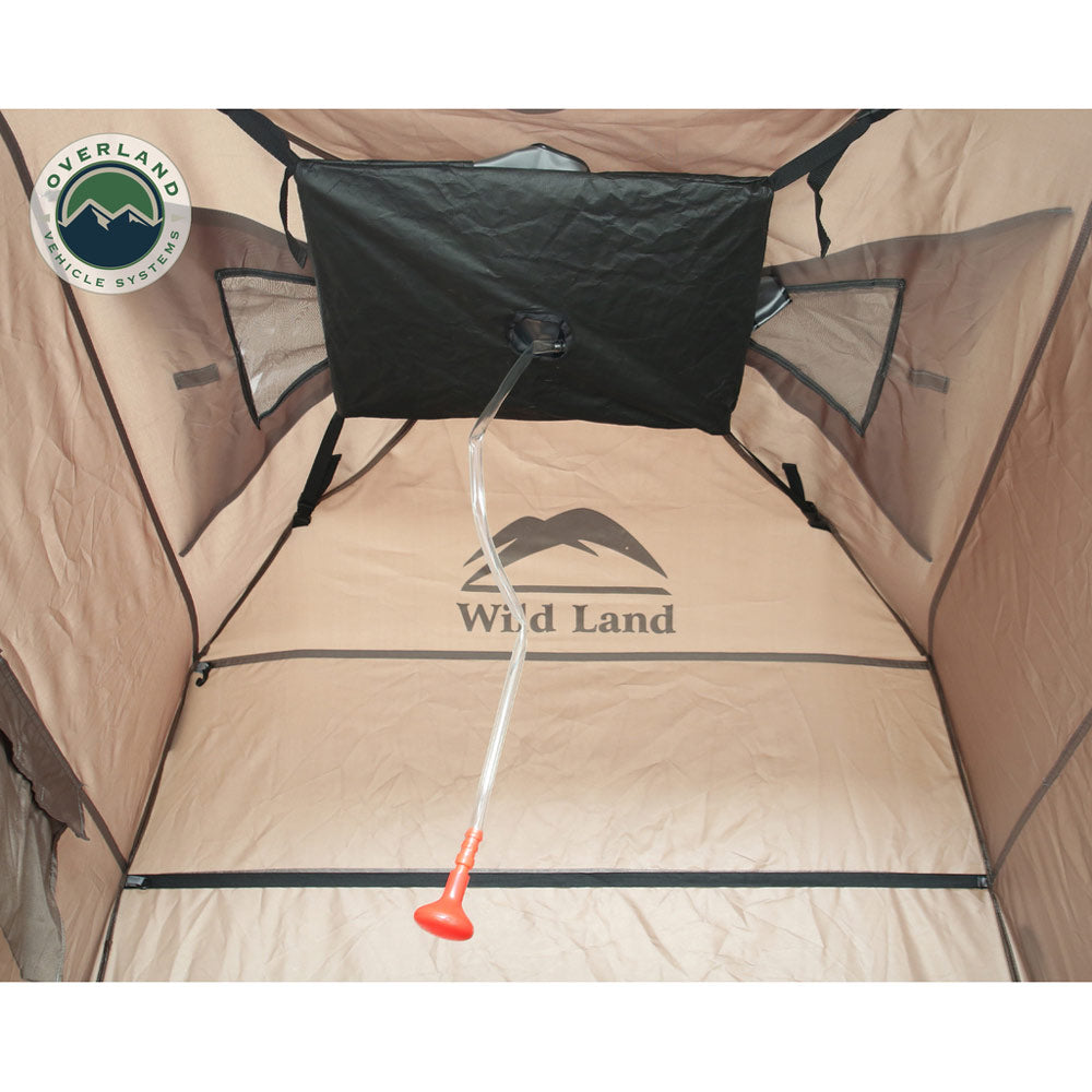 Overland Vehicle Tents - Portable Privacy Room With Shower, Retractable Floor And Amenity Pouches And More – Quick Set Up
