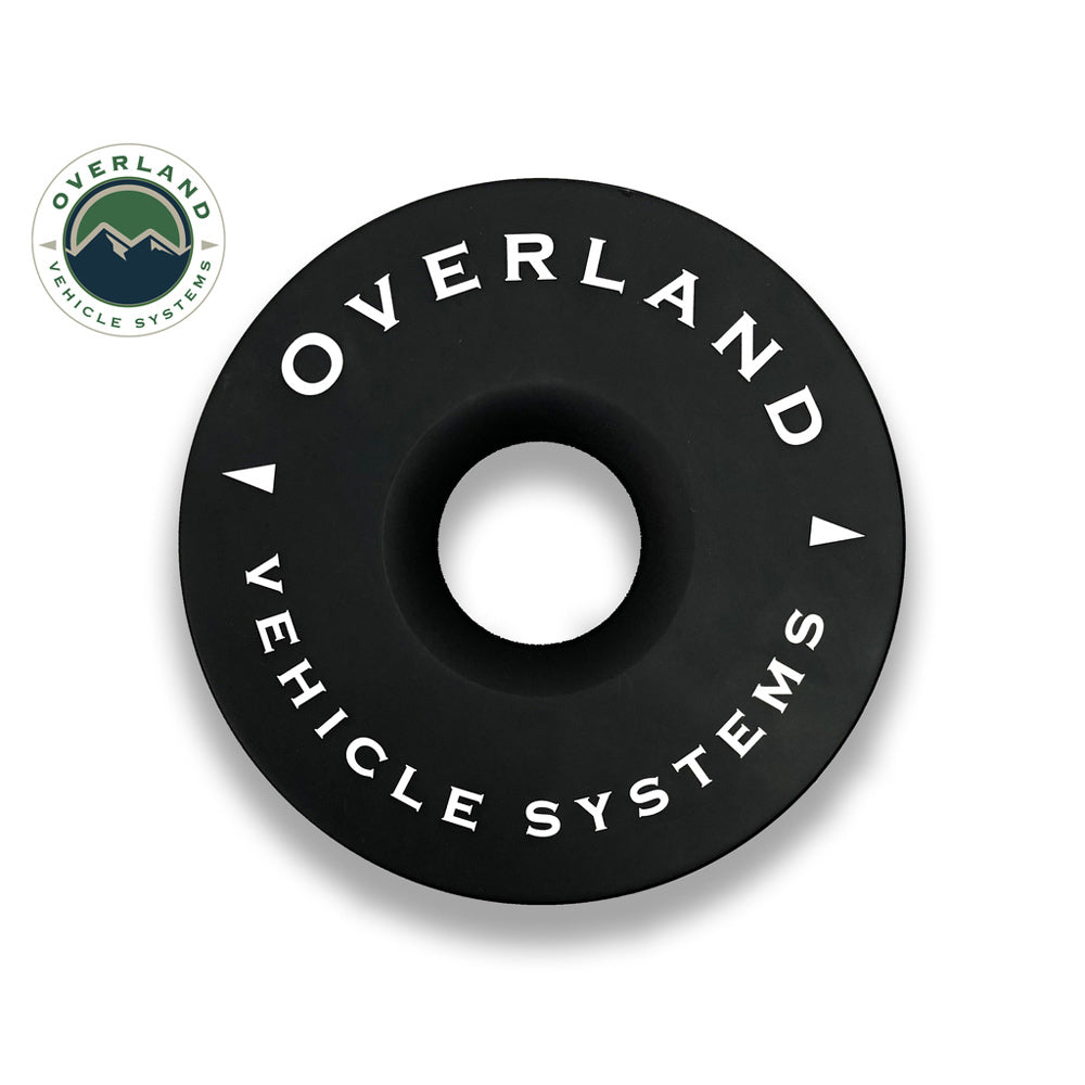 Overland Vehicle Systems - Recovery Ring 6.25" 45,000 Lb. Black with Storage Bag