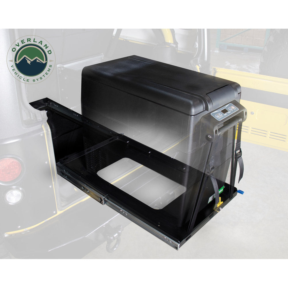 Overland Vehicle Systems - Refrigerator Tray with Slide & Tilt - Small