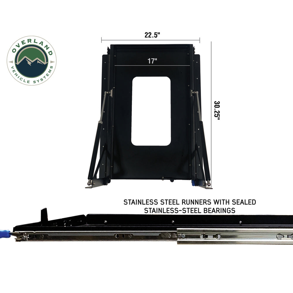 Overland Vehicle Systems - Refrigerator Tray with Slide & Tilt - Small