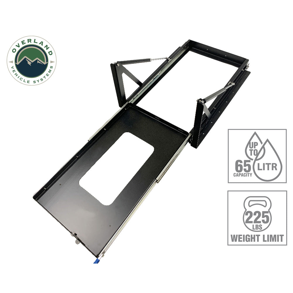 Overland Vehicle Systems - Refrigerator Tray with Slide & Tilt - Small