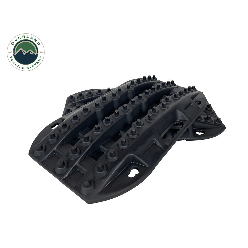 Overland Vehicle Systems - Recovery Ramp Small with Pull Strap & Storage Bag - Black