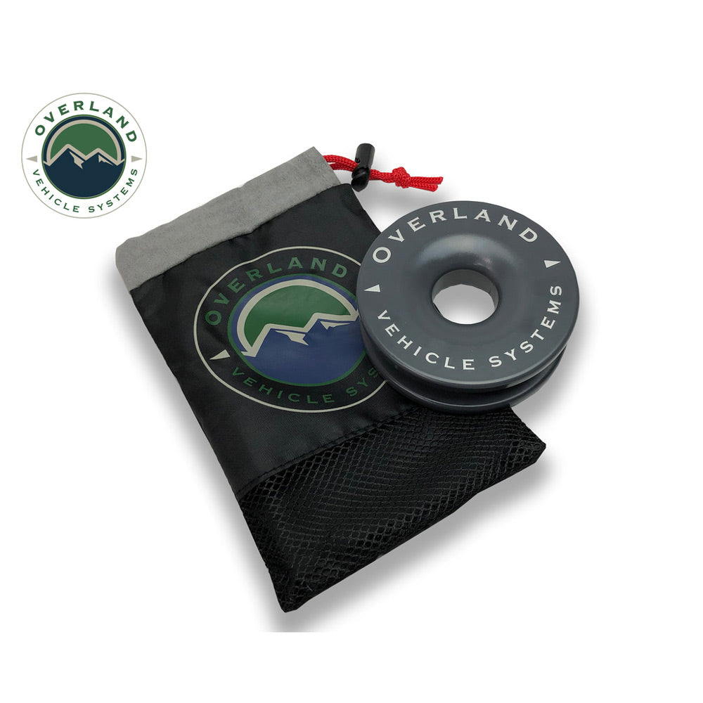 Overland Vehicle Systems - Recovery Ring 4.00" 41,000 lb. Gray with Storage Bag