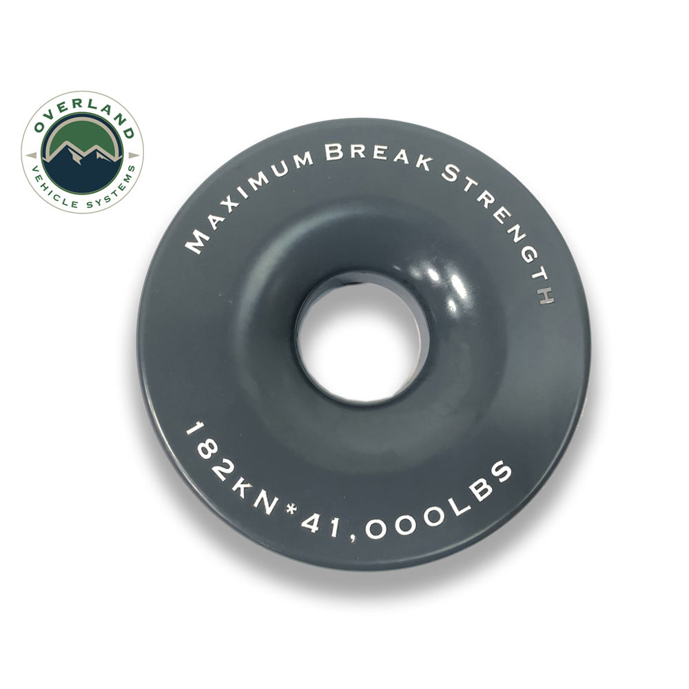 Overland Vehicle Systems - Recovery Ring 4.00" 41,000 lb. Gray with Storage Bag