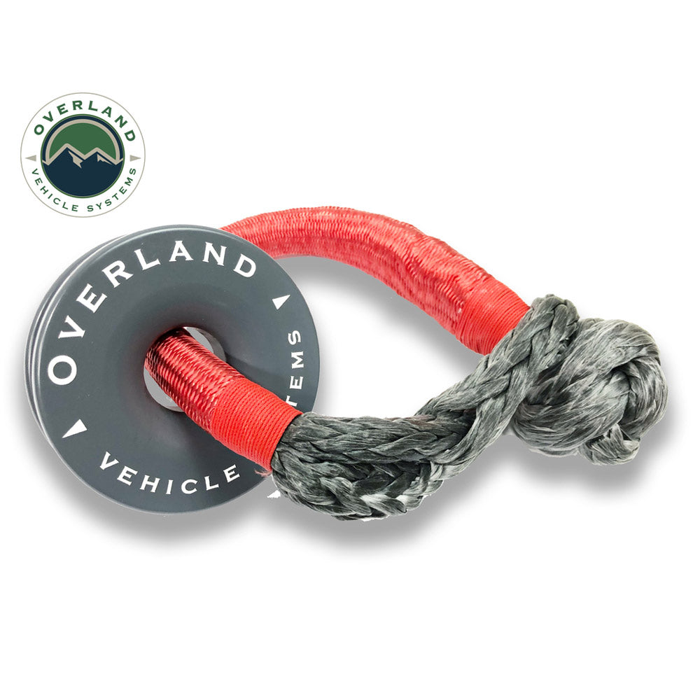 Overland Vehicle Systems - Recovery Ring 4.00" 41,000 lb. Gray with Storage Bag