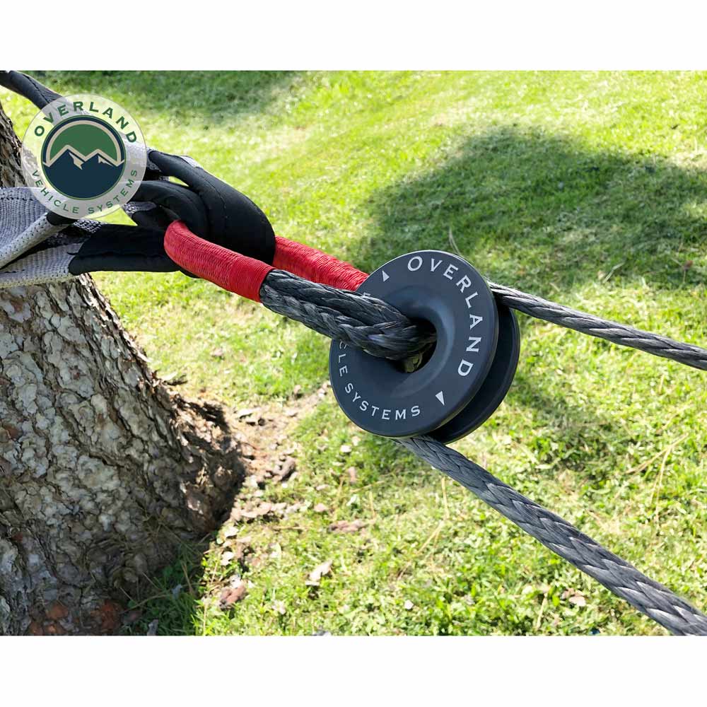 Overland Vehicle Systems - Recovery Ring 4.00" 41,000 lb. Gray with Storage Bag