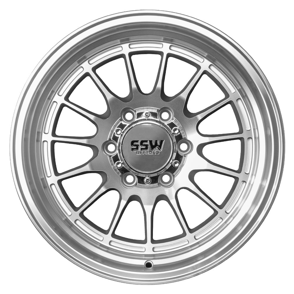 SSW Offroad - Dakar - Machined Silver - 17x9.0 -25 (6 Lug)
