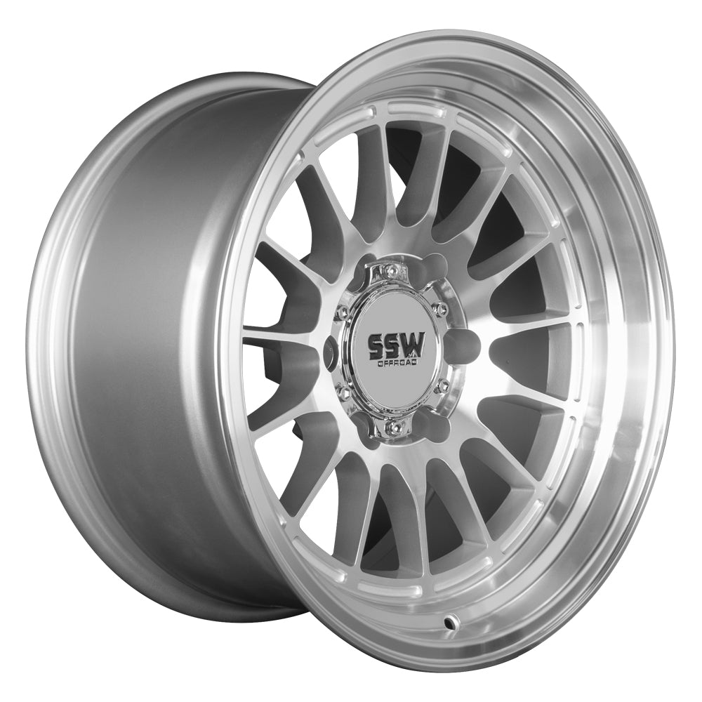 SSW Offroad - Dakar - Machined Silver - 17x9.0 -25 (6 Lug)