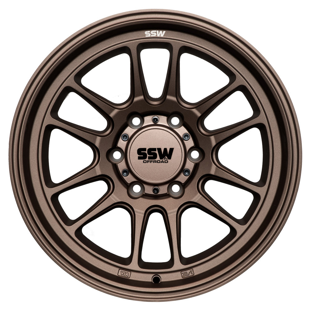 SSW Offroad - Raptor - Matte Bronze - 17x9.0 -12 (6 Lug)