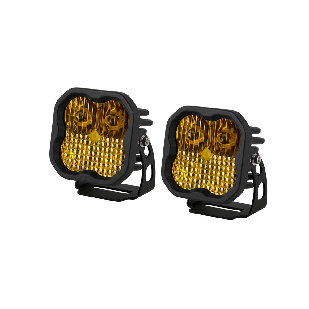 Diode Dynamics - SS3 SAE Yellow Pro LED Pod (Pair)