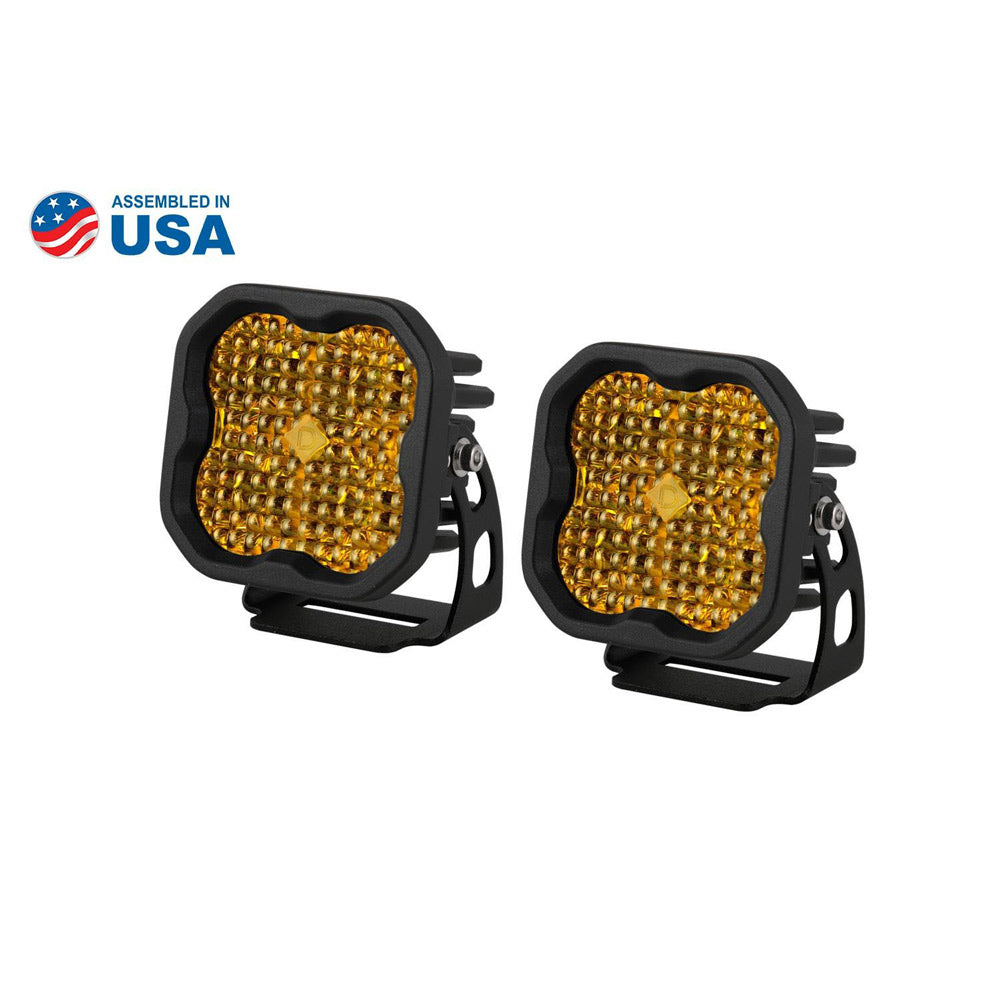 Diode Dynamics - SS3 SAE Yellow Pro LED Pod (Pair)