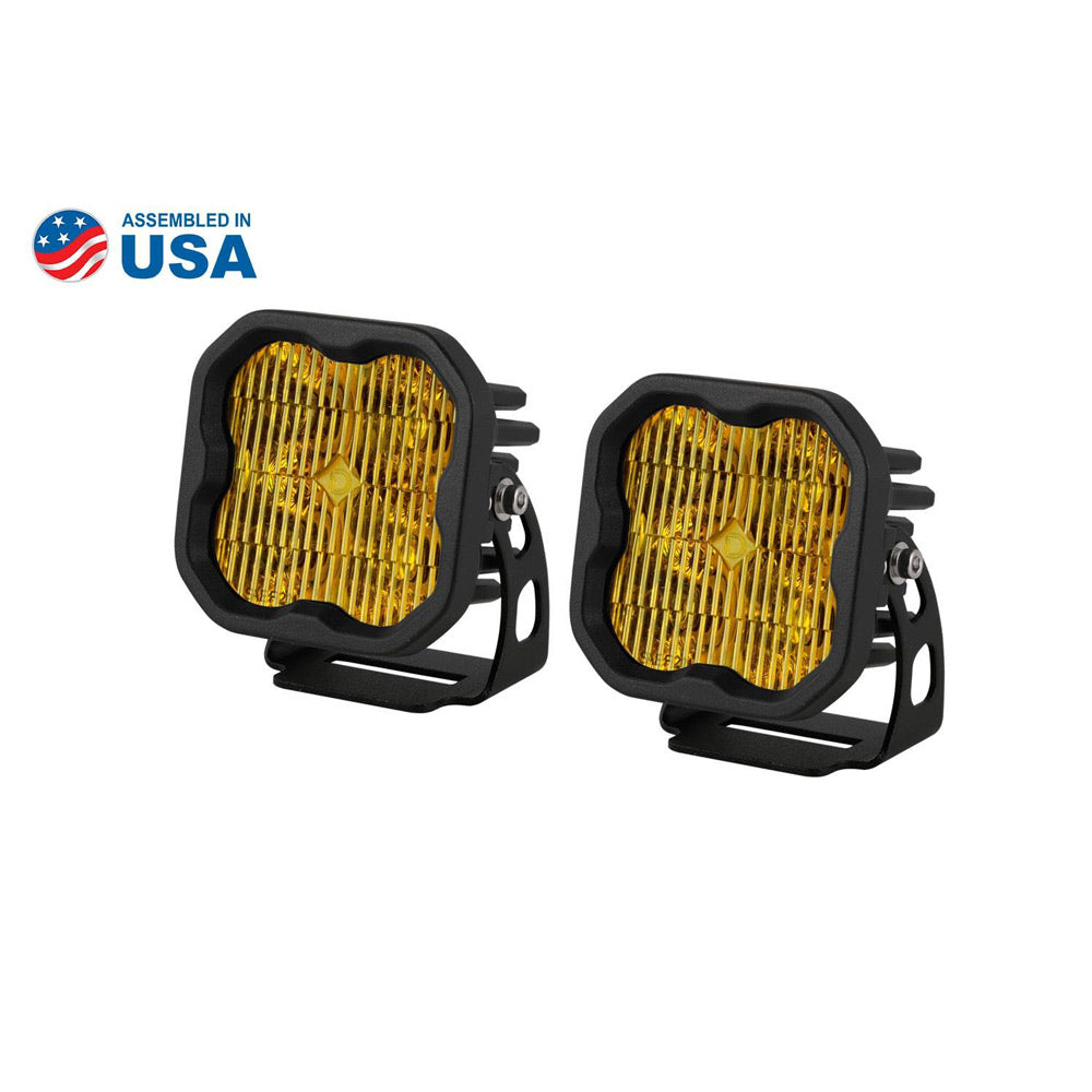 Diode Dynamics - SS3 SAE Yellow Pro LED Pod (Pair)