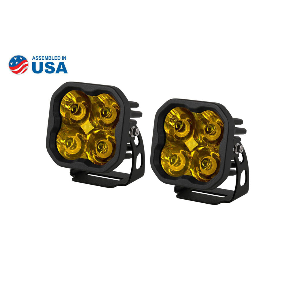 Diode Dynamics - SS3 SAE Yellow Pro LED Pod (Pair)