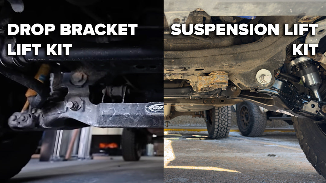 Suspension Lift Kit vs. Drop Bracket Lift Kit: What's the Difference?