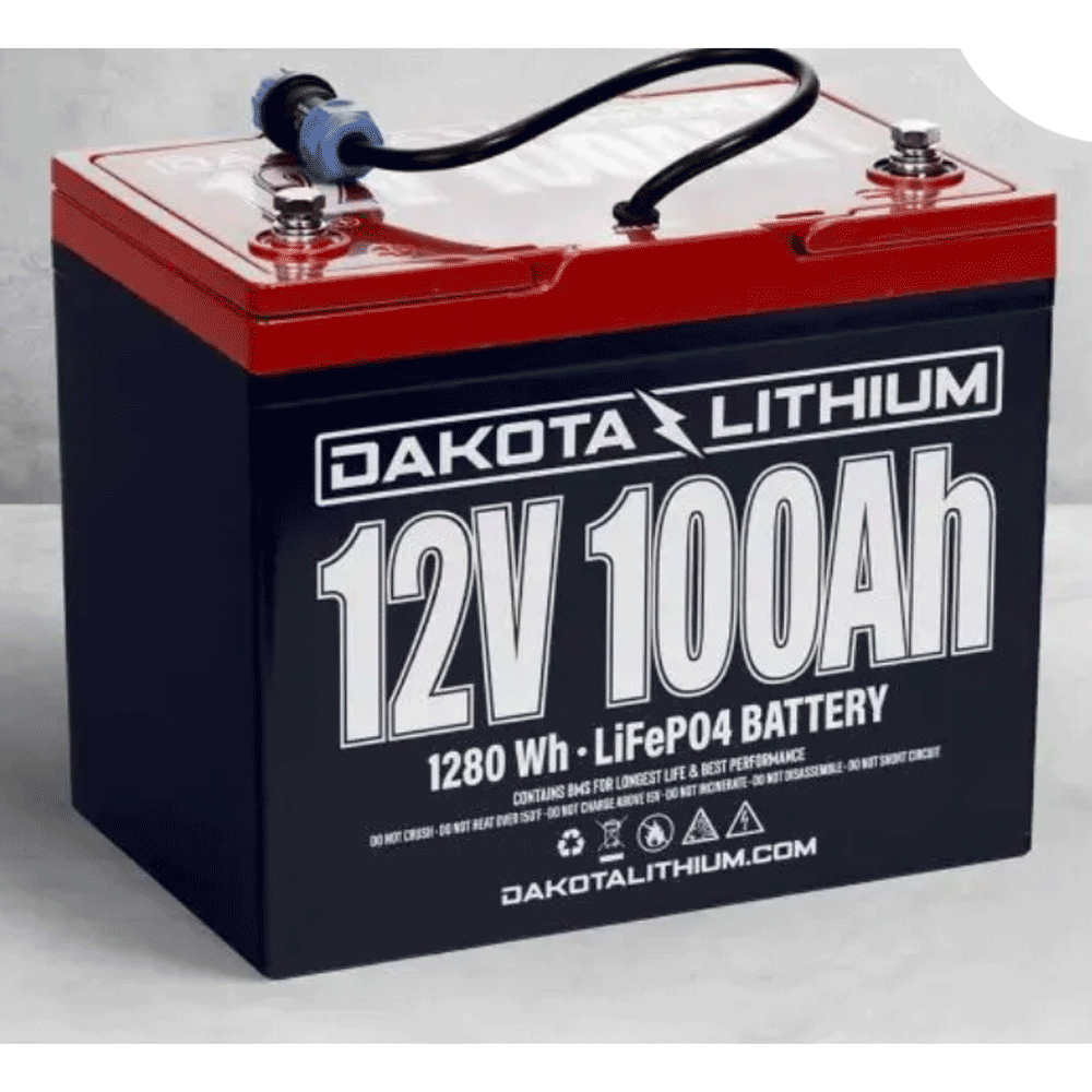 Dakota Lithium - 12V 100Ah Deep Cycle LifePO4 Battery with Can Bus