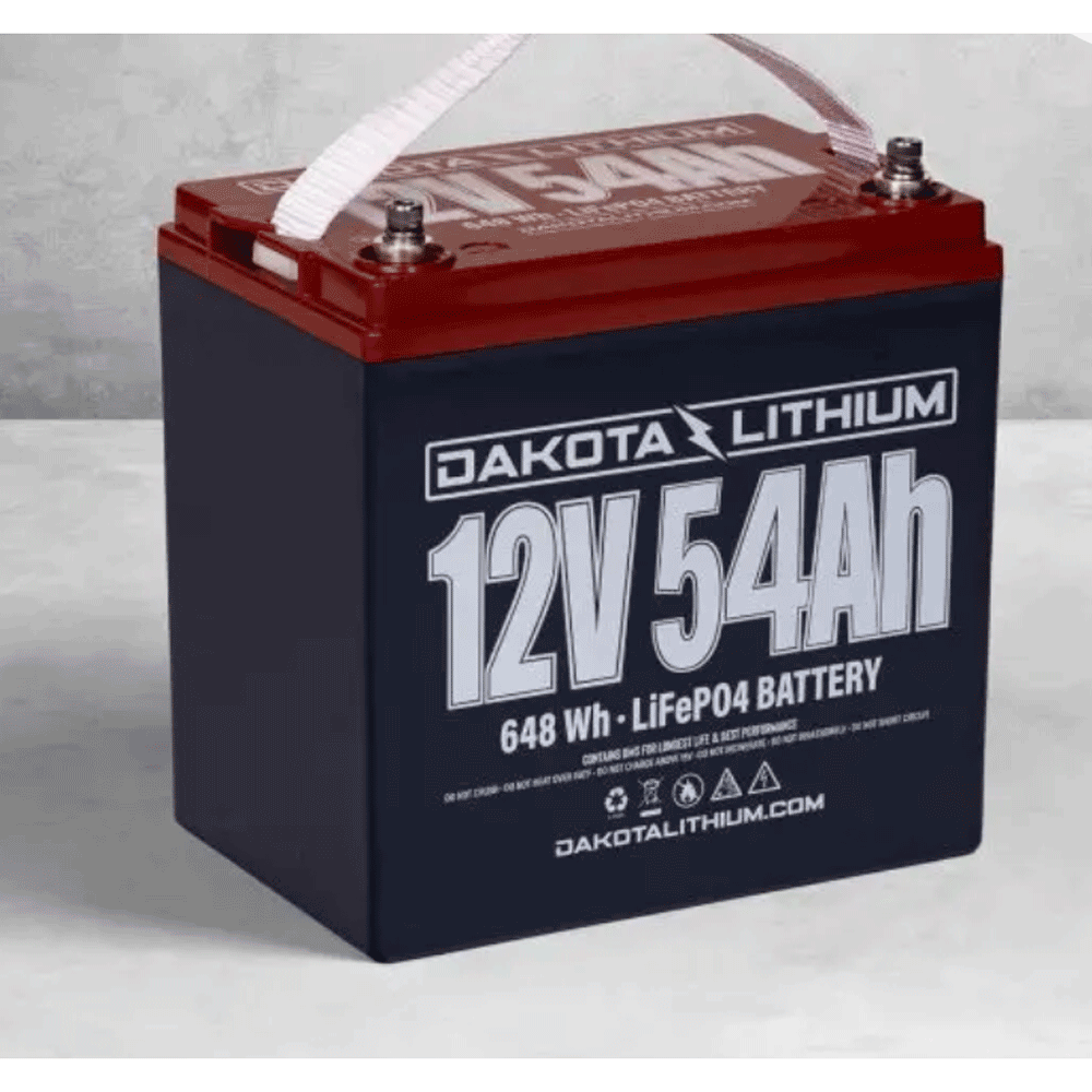 Dakota Lithium - 12V 54Ah Deep Cycle LiFePO4 Battery