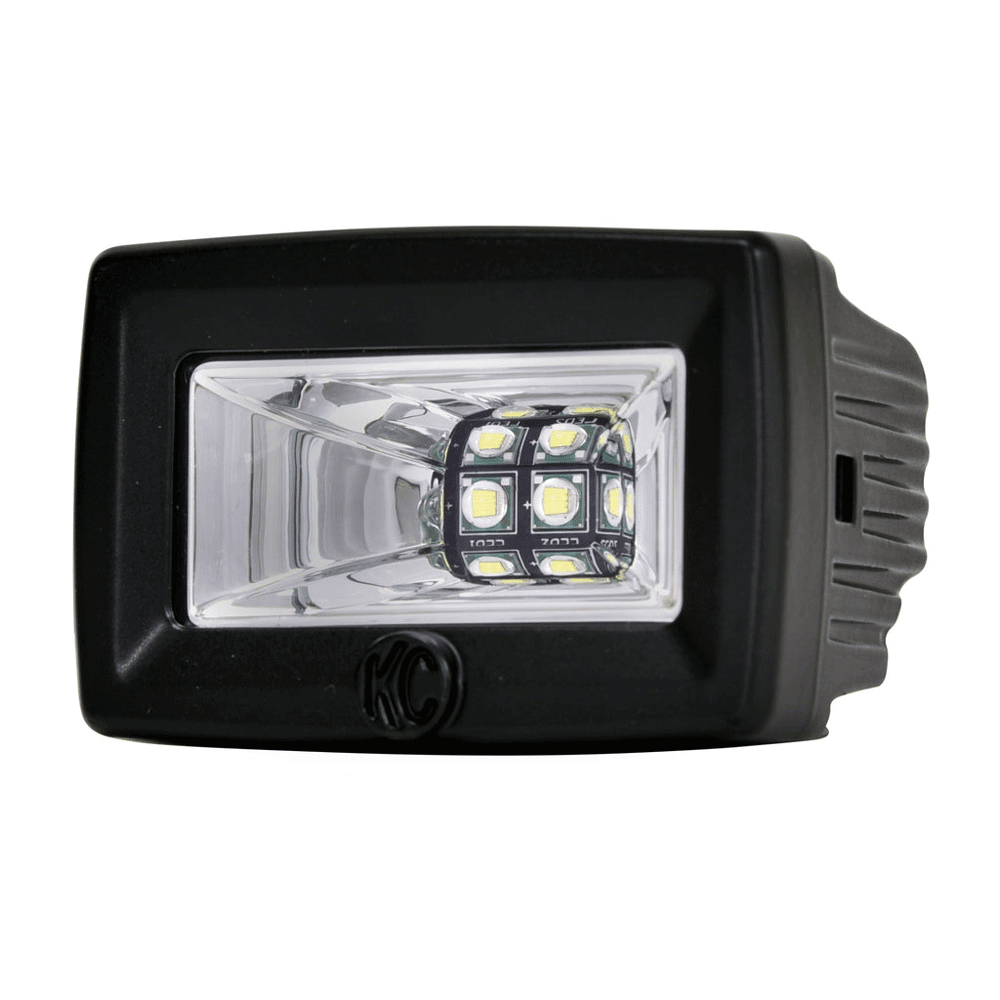 KC Hilites - 2" C-Series C2 LED - Single Light - 20W Flood Beam