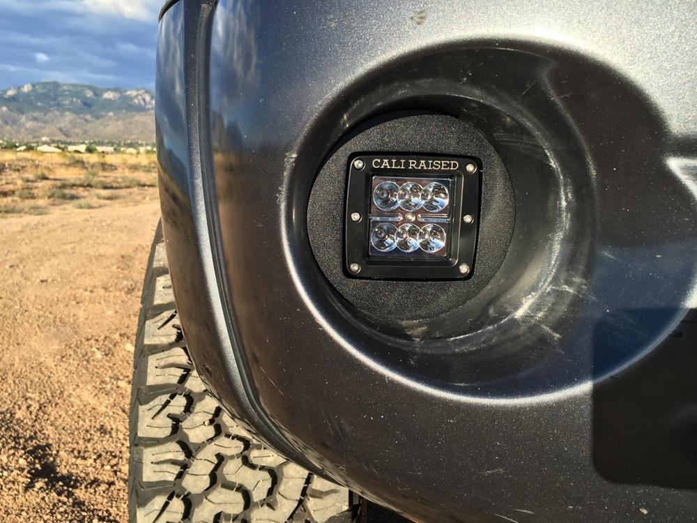 Cali Raised LED - LED Fog Light Pod Replacements Brackets Kit - Toyota Tacoma (2005-2011)