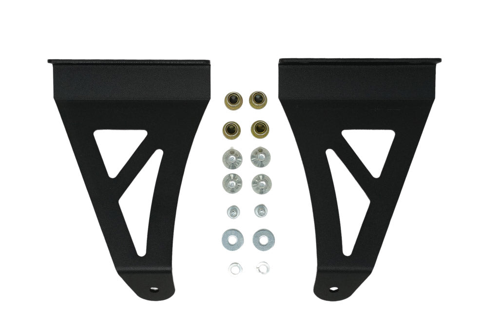 Cali Raised LED - 52" Curved LED Light Bar Roof Brackets Kit - Toyota Tundra (2007-2021)
