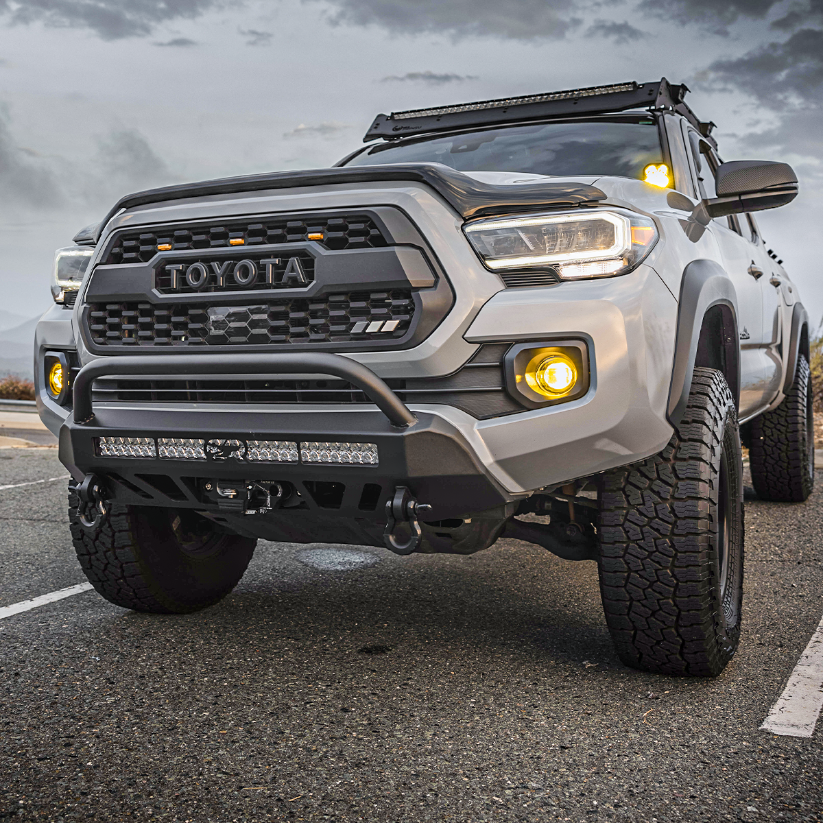 Cali Raised LED - Upper LED Mount For Tacoma Stealth Bumper
