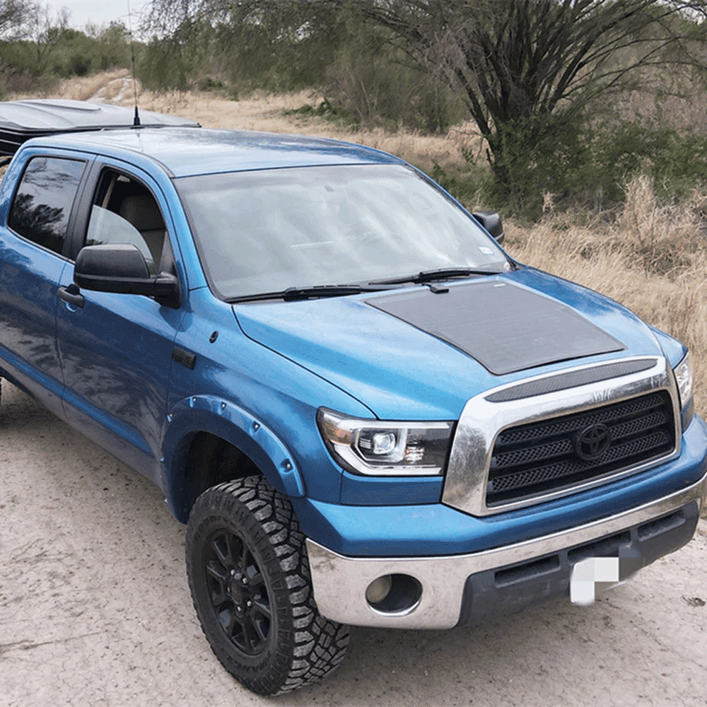 Lensun Solar - 85W Hood Flexible Solar Panel - Toyota Tundra (2007-2013)
