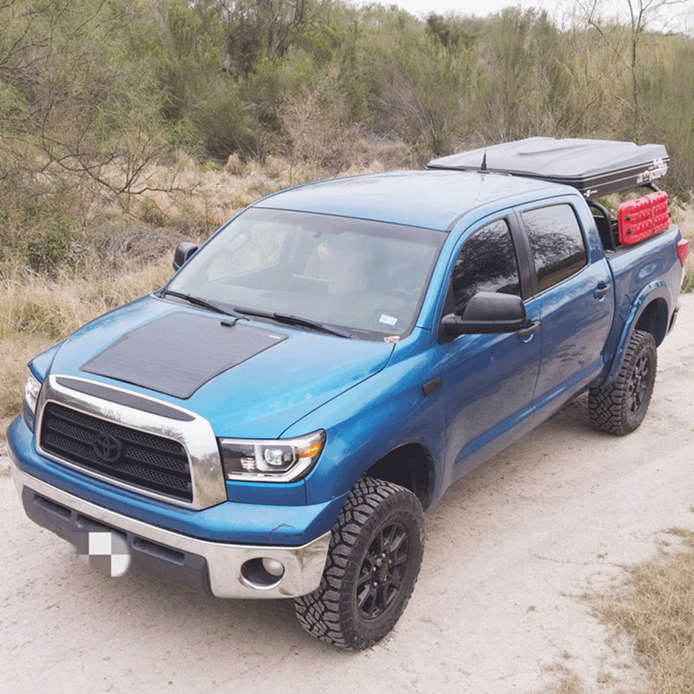 Lensun Solar - 85W Hood Flexible Solar Panel - Toyota Tundra (2007-2013)