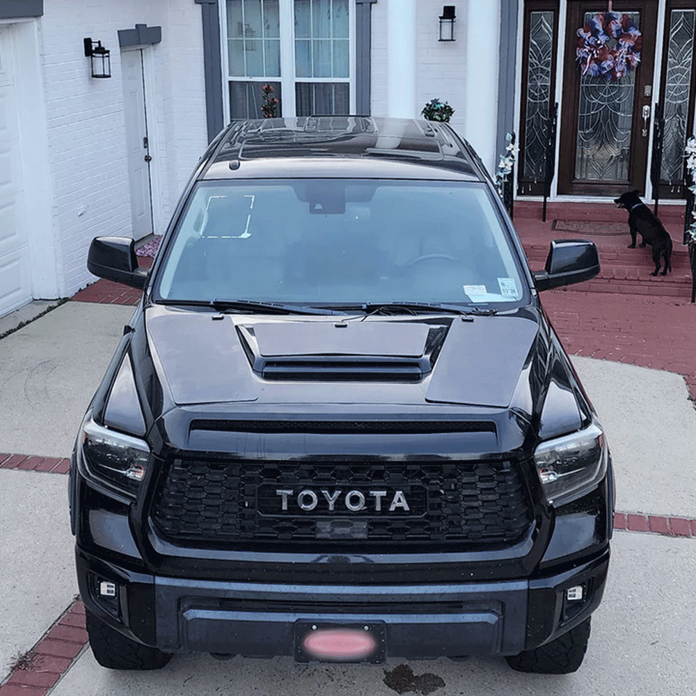 Lensun Solar - 90W Hood Solar Panel with Scoop - Toyota Tundra (2014-2021)