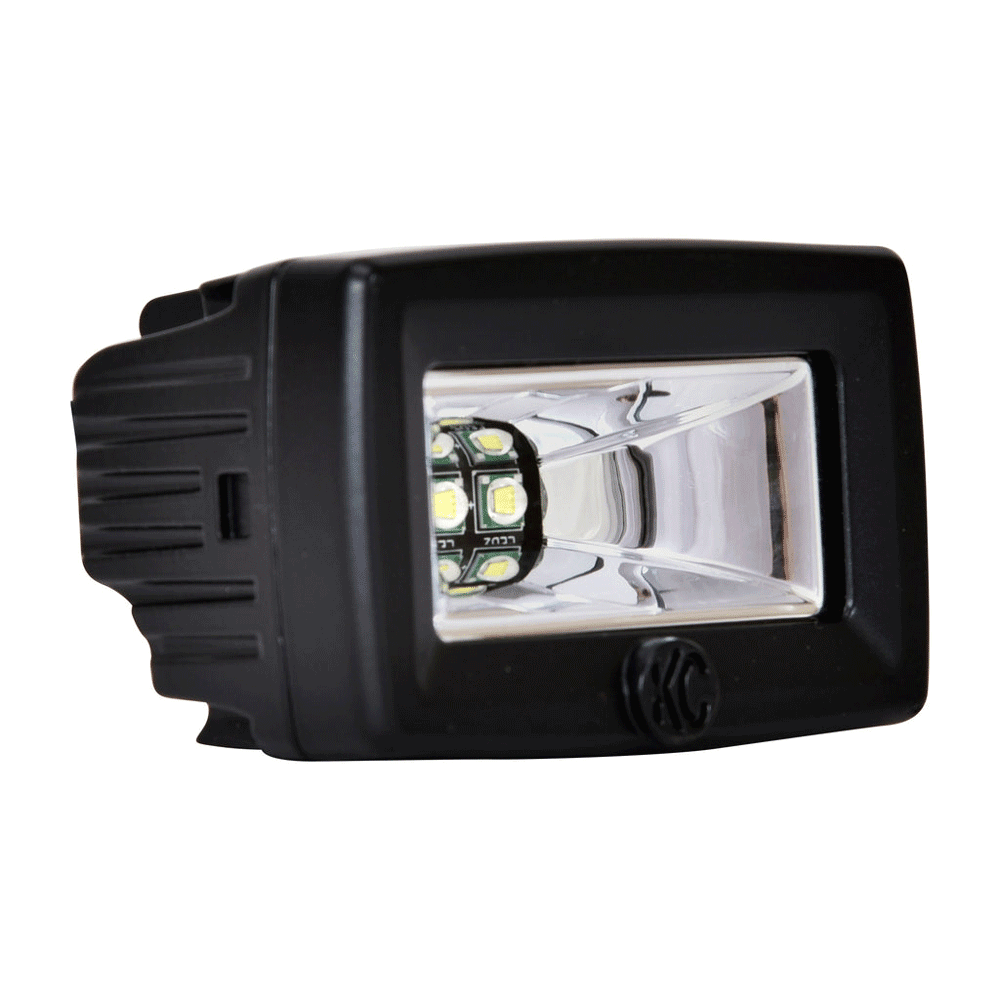 KC Hilites - 2" C-Series C2 LED - 2-Light System - 20W Flood Beam