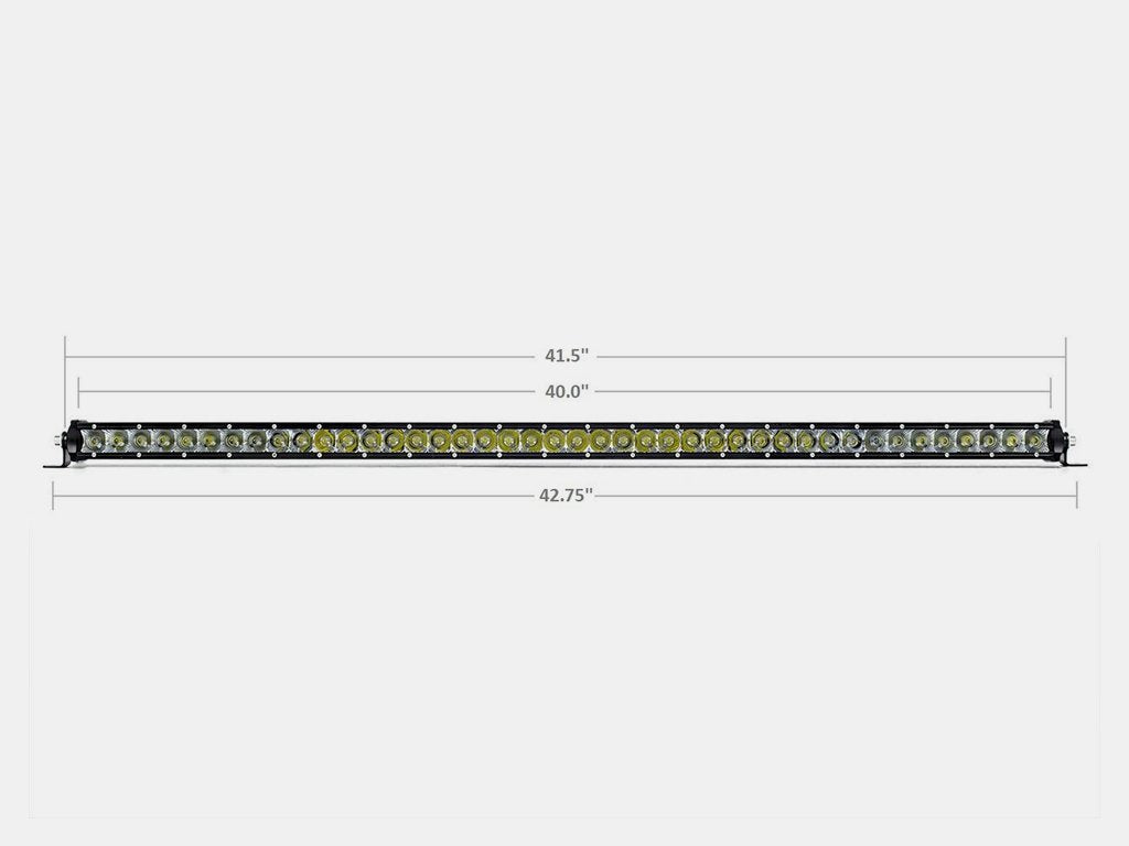 Cali Raised LED - 42" Slim Single Row LED Bar