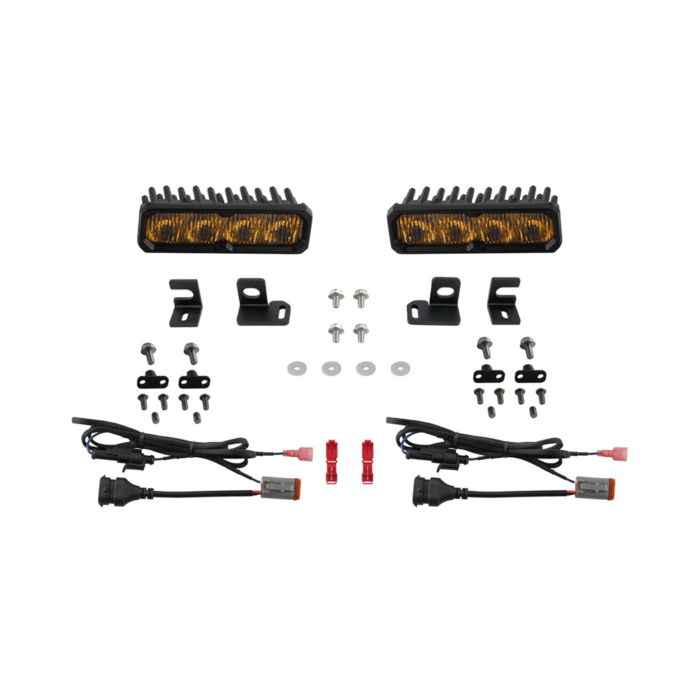 Diode Dynamics - SS6 LED Fog Light Kit - Toyota Tacoma (2024-2026)