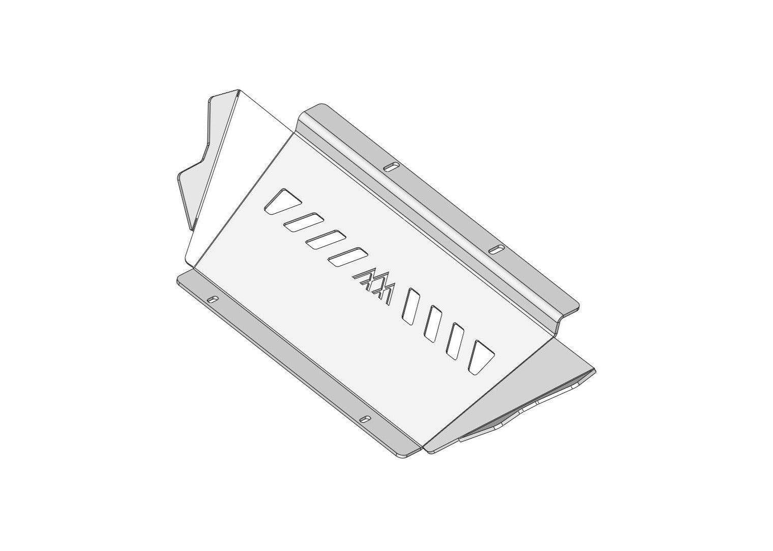 Backwoods Adventure Mods - Aluminum Connector Skid Plate - Toyota 4Run