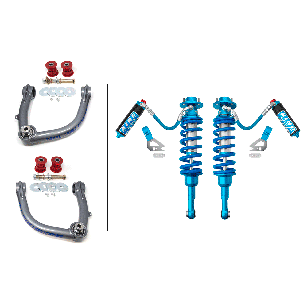 Total Chaos - Lift Kit with Front 2.5 Inch Diameter Adjustable King Shocks - Toyota 4Runner (2025+)
