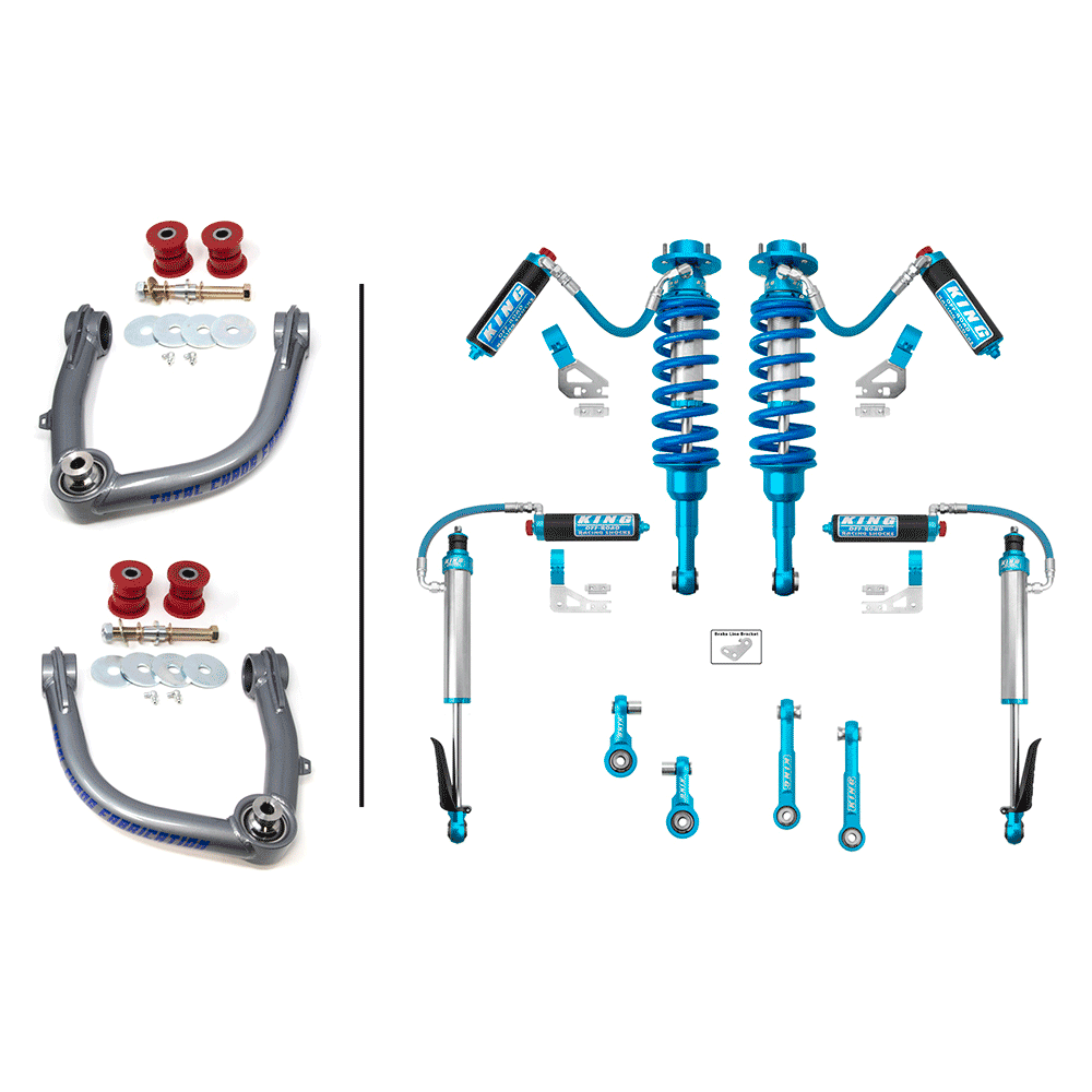 Total Chaos - Lift Kit with Front & Rear 2.5 Inch Diameter Adjustable King Shocks - Toyota 4Runner (2025+)
