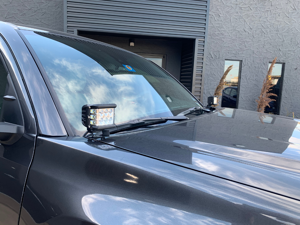 Cali Raised LED - Low Profile Ditch Light Brackets Kit - Toyota Tacoma (2016-2023)