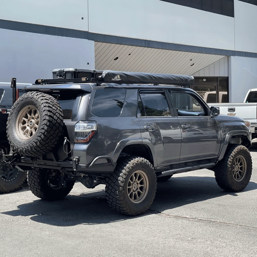 Nguyen Works - Dual Swingout Steel Plated Rear Bumper - Toyota 4Runner (2010+)