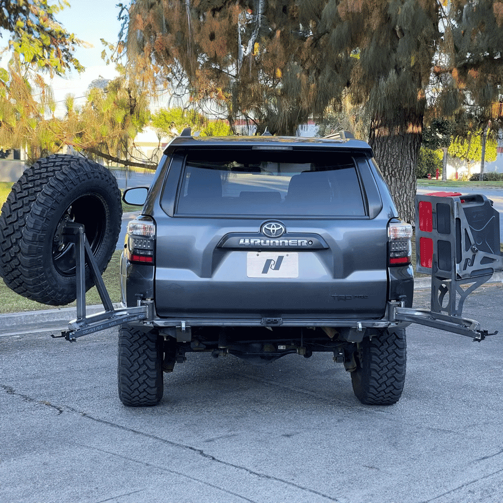 Nguyen Works - Dual Swingout Steel Plated Rear Bumper - Toyota 4Runner (2010+)