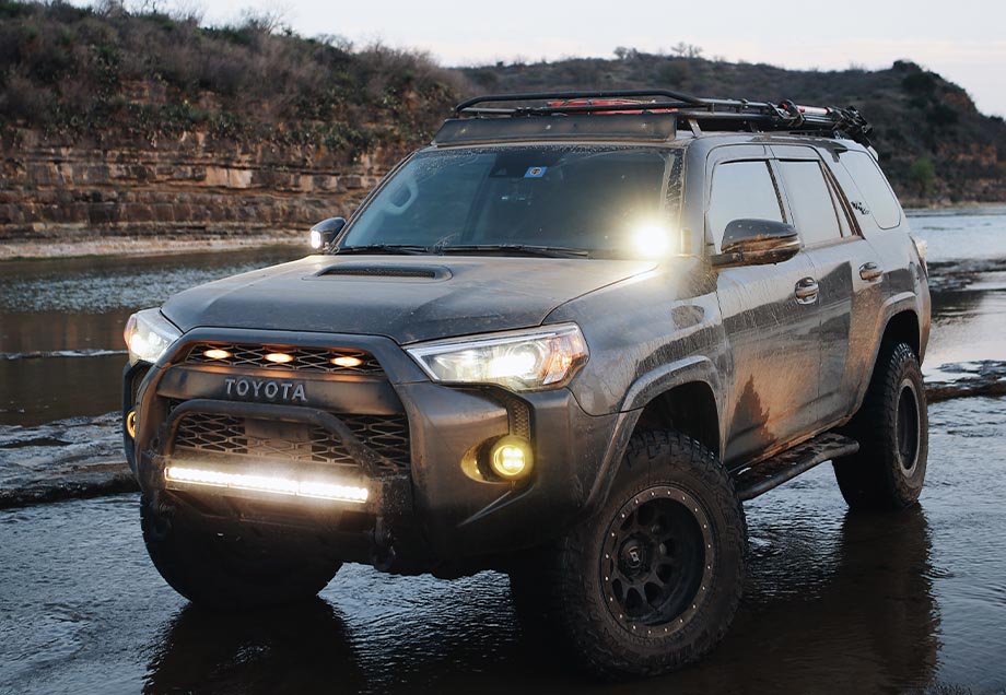 Cali Raised LED - Low Profile LED Ditch Light Brackets Kit - Toyota 4Runner (2010-2024)