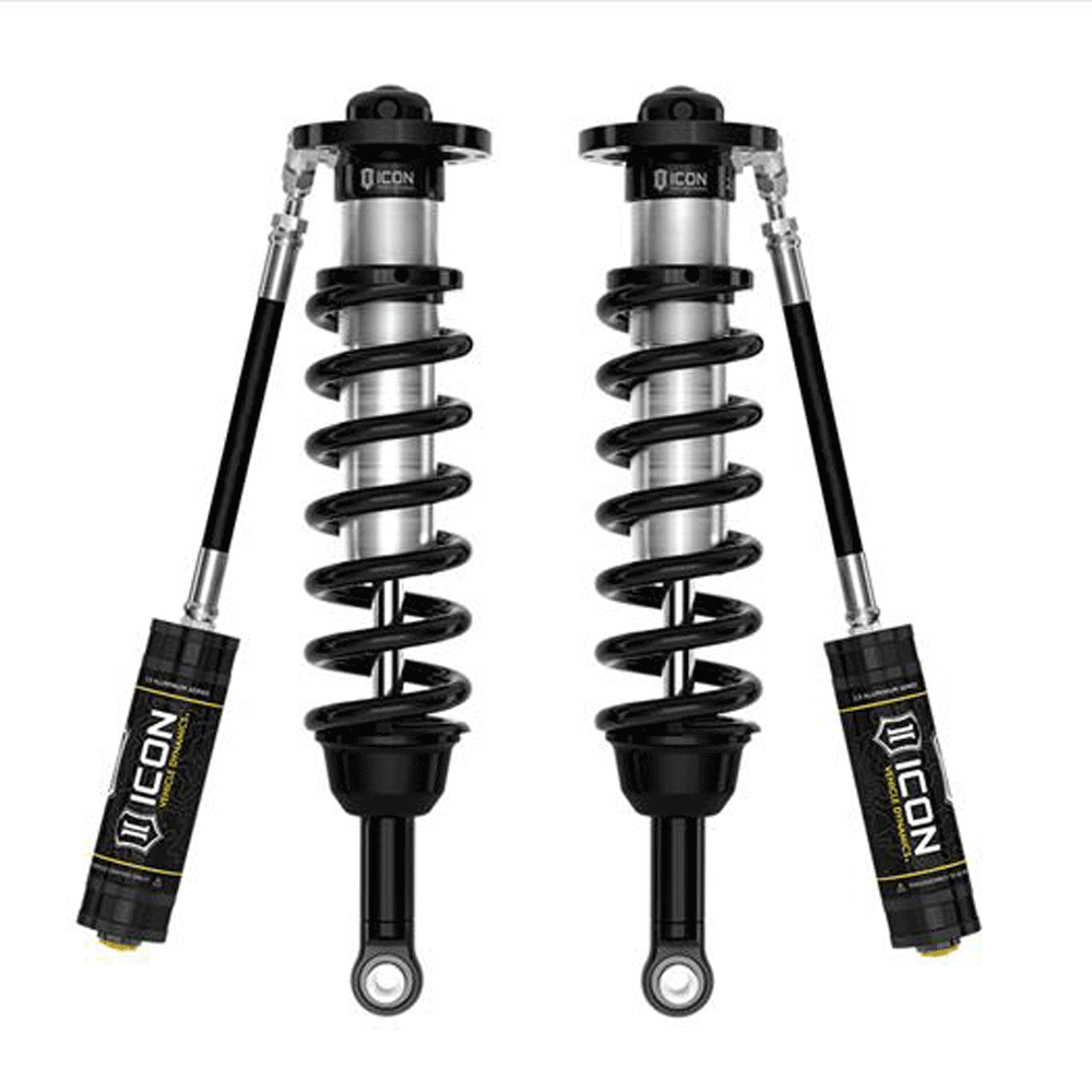 Icon - 1-2.5" Lift, Front, V.S. 2.5 Series Front Coilover Kit, Remote Reservoir, Pair - Toyota Sequoia TRO Pro (2023-2024)
