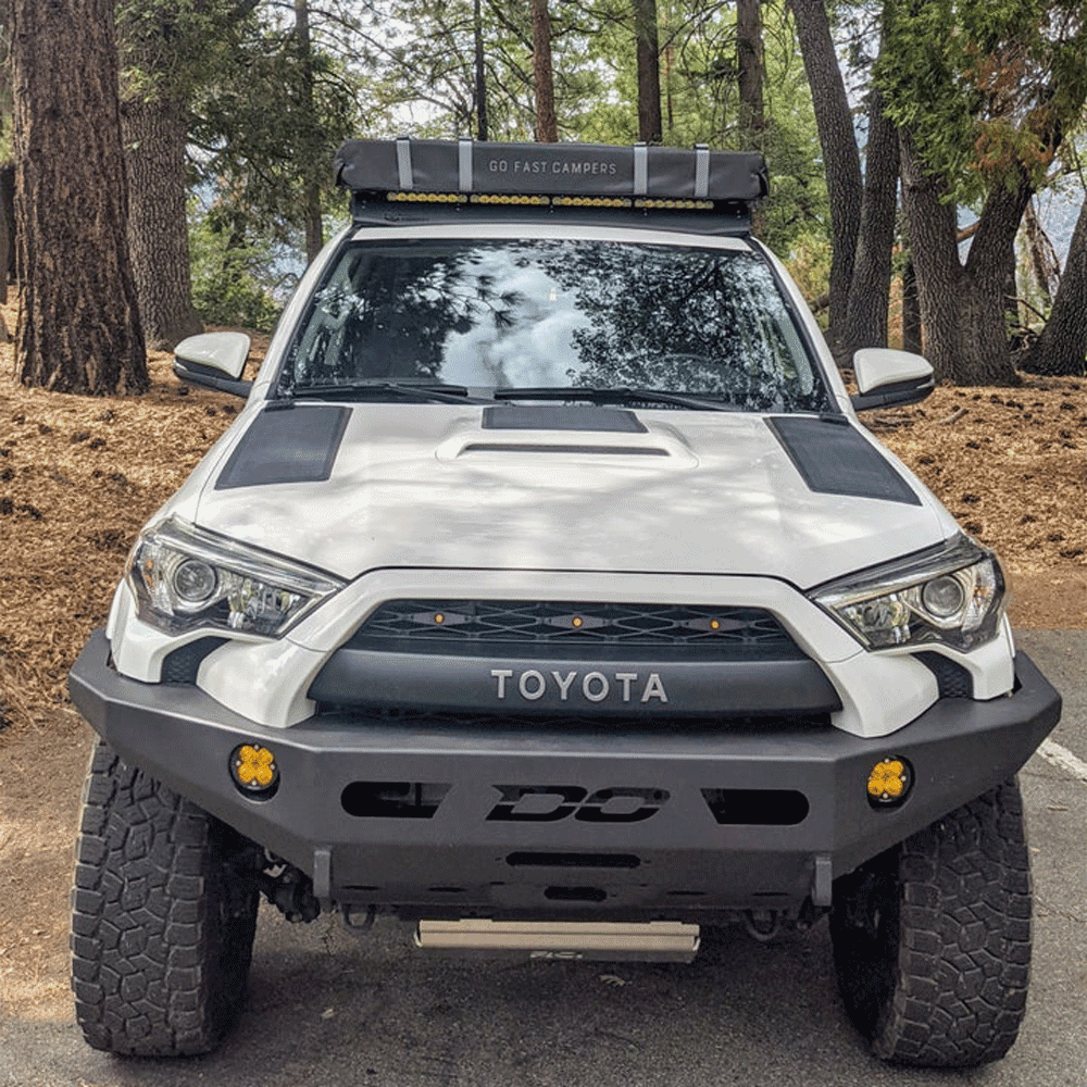 Lensun Solar - 80W Hood Solar Panel with Scoop - Toyota 4Runner (2003-2024)